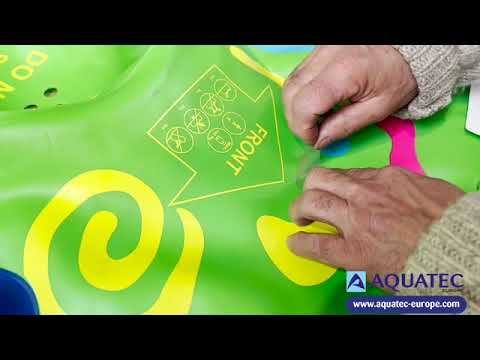 Aquatec Europe - Repair on a “L Shape“ on an inflatable PVC tube