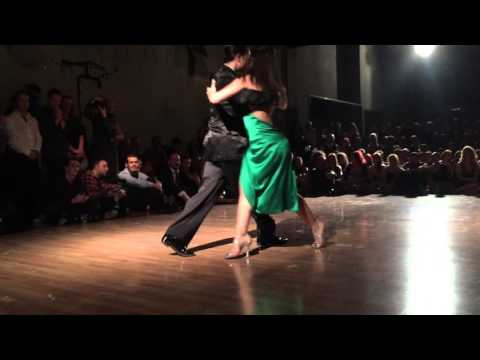  Marianna Koutandou  and  Vaggelis Hatzopoulos  are  dancing  at  Athens TangoLovers  in  2016