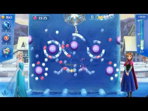 Frozen Free Fall: Icy Shot Level 48 - NO BOOSTERS ☃☃☃