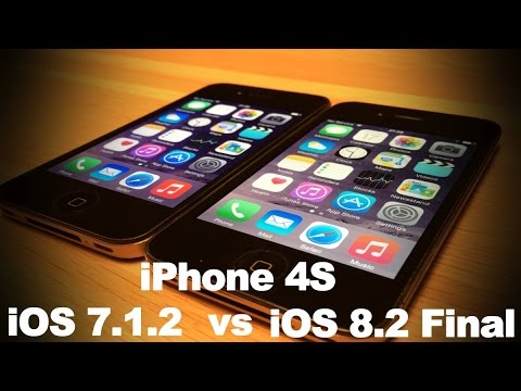 iOS 8.2 Final Release vs. iOS 7.1.2 on iPhone 4S