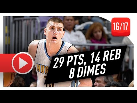 Nikola Jokic Full Highlights vs Suns (2017.01.26) - 29 Pts, 14 Reb, 8 Ast, BEAST!
