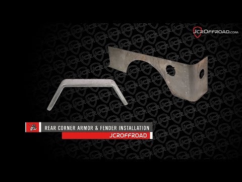 JcrOffroad - TJ Rear Corner Armor & Fenders