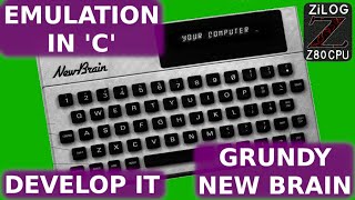 Grundy NewBrain Emulation In ANSI C