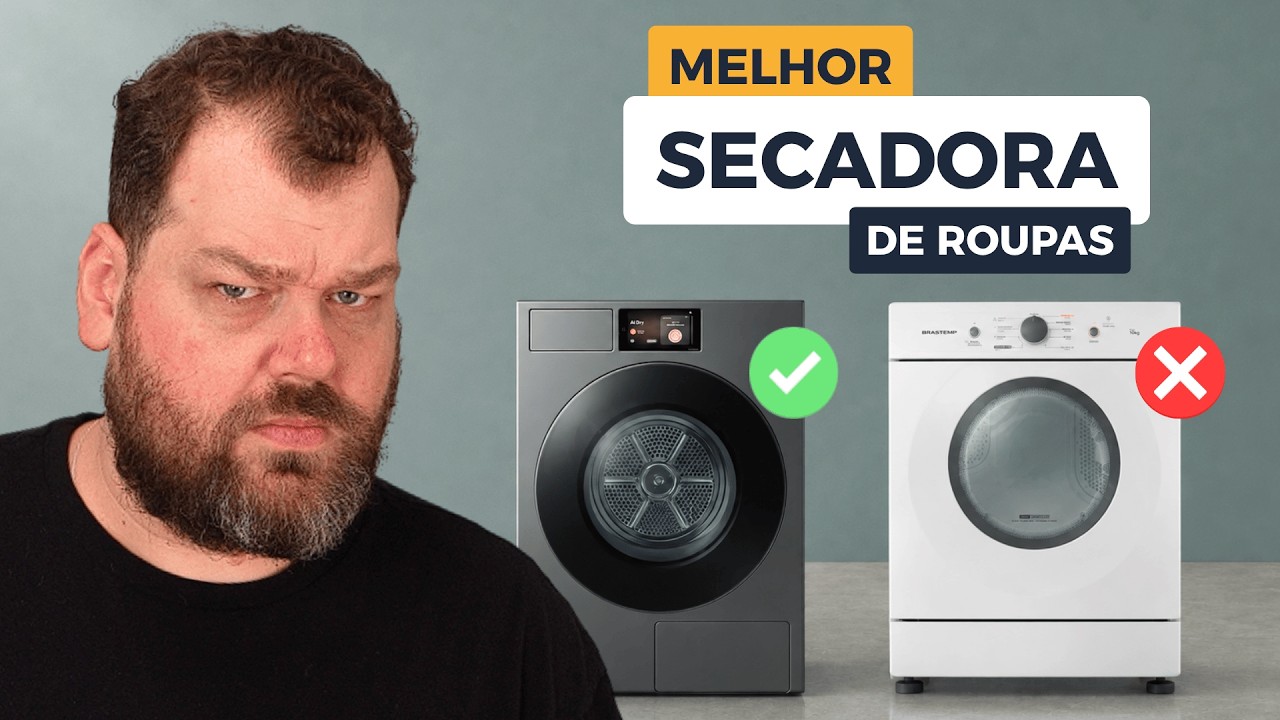 Miniatura da avaliação em vídeo de Secadora de Roupas Samsung 12kg Elétrica DV12B