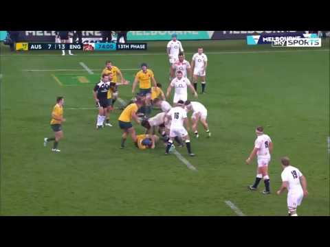England vs Australia - rugby test 2   18-0616