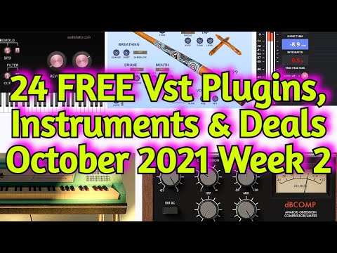 24 Best New FREE VST PLUGINS, Vst Instruments, SAMPLE PACKS & Huge Deals - OCTOBER 2021 Week 2