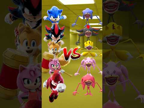 Sonic Members VS Shin Sonic Members #shorts #sonic #shinsonic