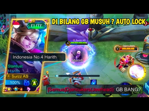 DI BILANG MUSUH SUPREME INDONESIA HASIL GB AN ?? AUTO LOCK SAMPAI BRONZE !! HARITH TOP GLOBAL - MLBB