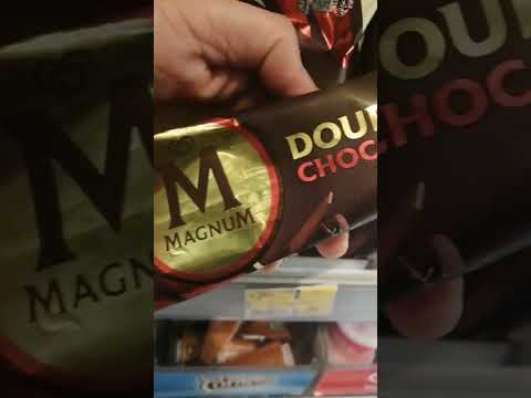 #asmr magnum double chocolate #yummy #shortsbeta #viralvideo