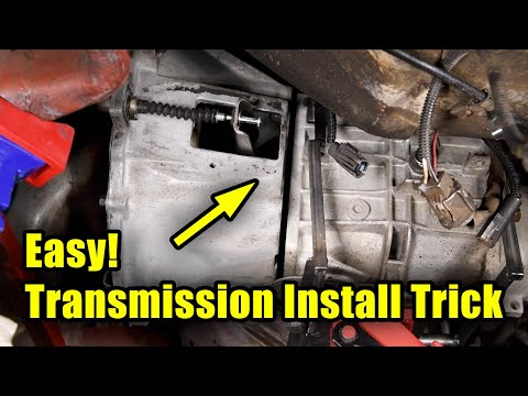 EASY Transmission Install Trick!