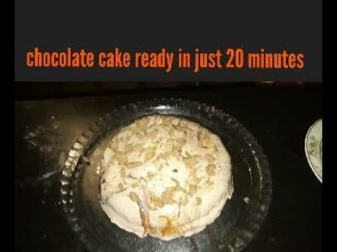 Chocolate cake ready in just 20 minutes [Syeda Life]