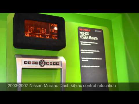 2003-2007 Nissan Murano Radio dash kit Al & Ed's Autosound Los Angeles,CA