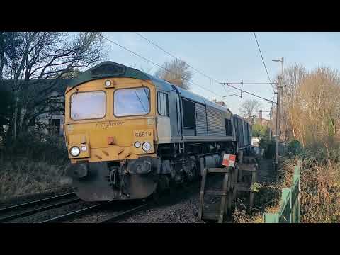 66619 6H51 Hardendale Quarry - Tunstead Sidings, 17th December 2021