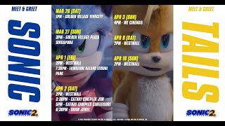 *MEET & GREET* Meet Sonic and Tails from Sonic The Hedgehog 2!