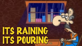 It's Raining It's Pouring | Nursery Rhyme With Lyrics | English Rhymes For Kids