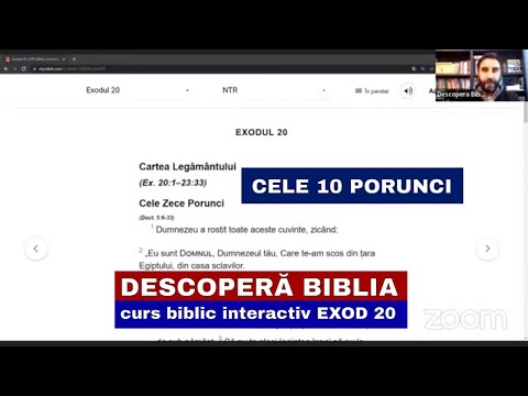 Descoperă Biblia - curs biblic interactiv - EXOD 20 - Cele 10 Porunci