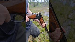 Over and under double barrel shotgun Baikal MP-27EM #shooting #shorts #youtubeshorts