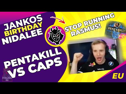 G2 Jankos Pulls Out Nidalee PENTAKILL vs CAPS | Jankos Nidalee Works Only 1 Day In Year (Birthday)