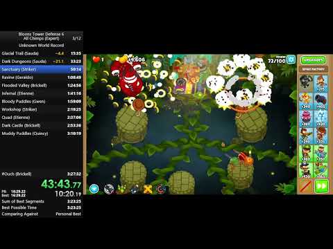 [BTD6] Sanctuary - Chimps Speedrun in 15:57 (v51.2)