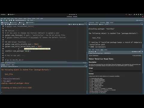 Building a basic Shiny app with Golem - Part I