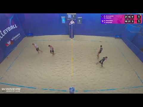 18:05 A. Antonenko / A. Zabuha - A. Matvieiev / V. Antoniuk 30.08.2022 | Winners Beach Volleyball