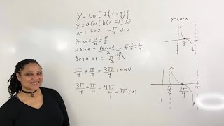 Graphing Cotangent with Multiple Transformations