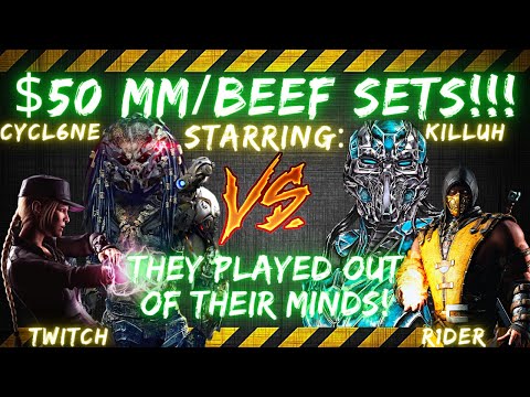 $50 MONEY MATCH/BEEF SETS ft. Cycl6ne, Realkilluh, Twitch & R1DER!!! (timestamps in cmt section)