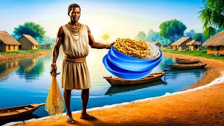 He Found A Golden Fishing Net But He Didn't Know It Was The Soul of The Village... #Africantales