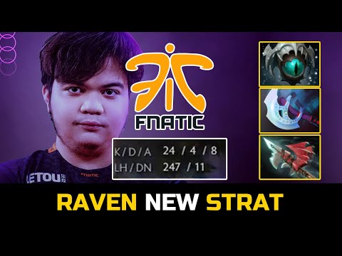 FNATIC.RAVEN NEW FAVORITE HERO - 100% WINRATE USING THIS CARRY
