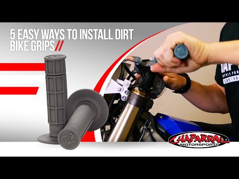 5 Easy Ways to Install Dirt Bike Grips by Travis and Chaparral Motorsports