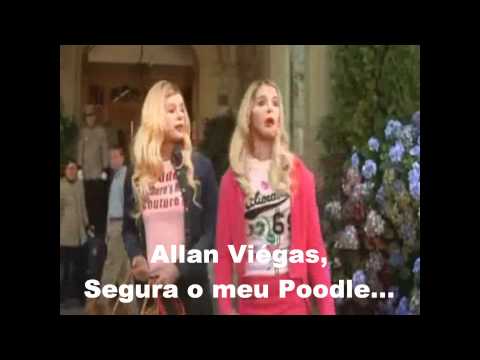 Segura o meu poodle Allan