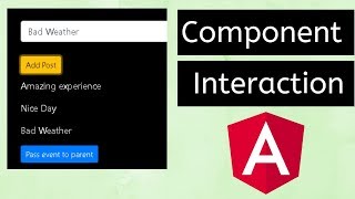 Component Interaction | Pass data between one component to another component | Angular Tutorials