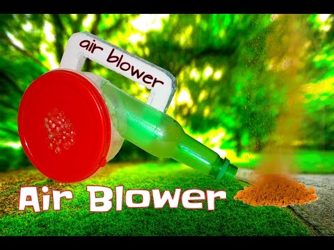 How to Make a Powerful Air Blower using CD and Bottle Video