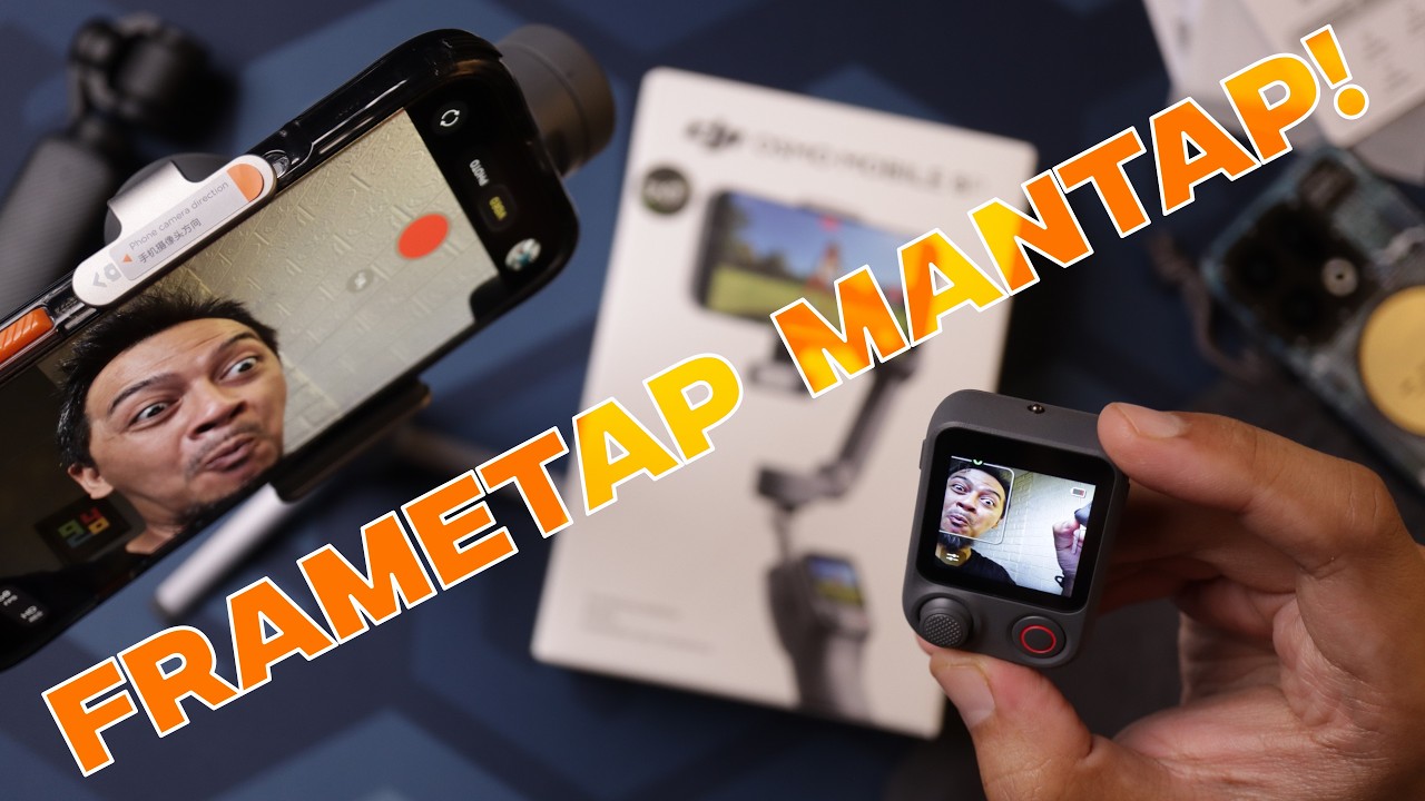 FrameTap Adalah KUNCI 🔥 Unboxing DJI Osmo Mobile 8P Resmi TAM