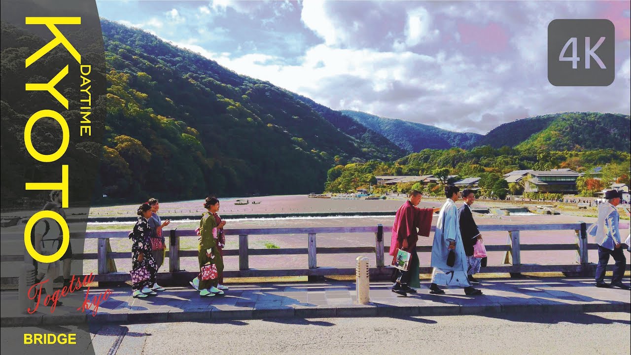 Embark on a captivating virtual exploration of the iconic Togetsukyo Bridge.