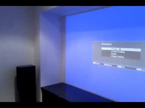 How to line up a projector EPSON 8350 8700 (keystone)