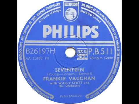 UK New Entry 1955 (139) Frankie Vaughan - Seventeen