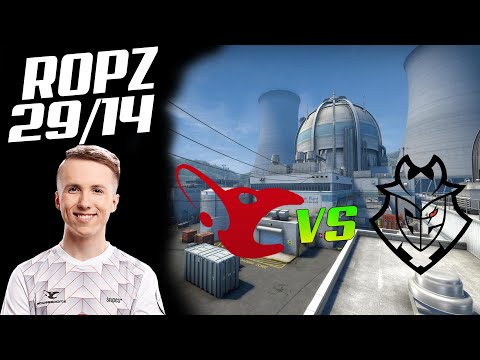 CSGO POV MOUSESPORTS ROPZ (29/14) VS G2 NUKE Flashpoint 3 27.05.21!