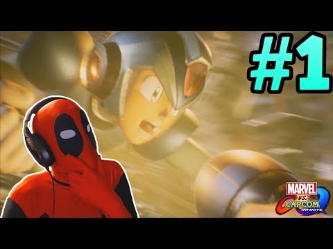 DEADPOOL LETS PLAYS MARVEL VS CAPCOM INFINITE - Part 1 | Gameplay | Game | Let's Play