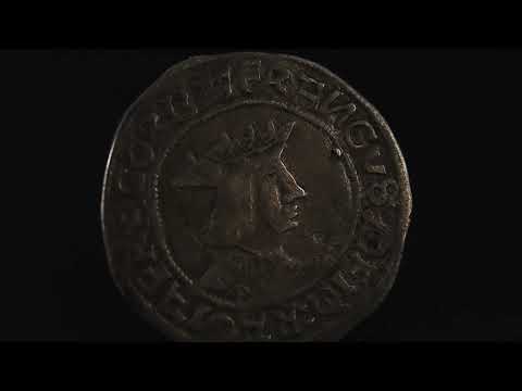 Monnaie, France, François Ier, 1/2 Teston, Bourges, Collection Fernand David