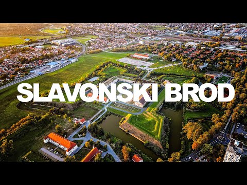 SLAVONSKI BROD, CROATIA | Aerial Drone Video in 4K HDR | Peaceful Relaxing Music