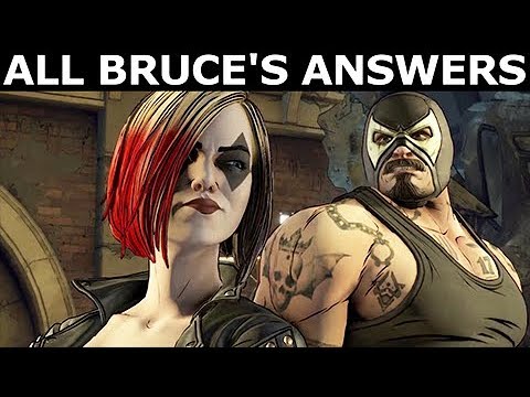 Tell Me Why I Shouldn't Kill You - All Bruce's Answers - BATMAN Season 2 The Enemy Within Episode 2