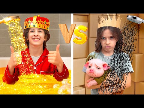 Rich Prince vs Broke Prince + MORE Funny adventures for kids