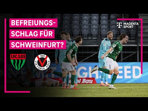 1. FC Schweinfurt 05 – FC Viktoria Köln, Highlights mit Live-Kommentar | 3. Liga | MAGENTA SPORT