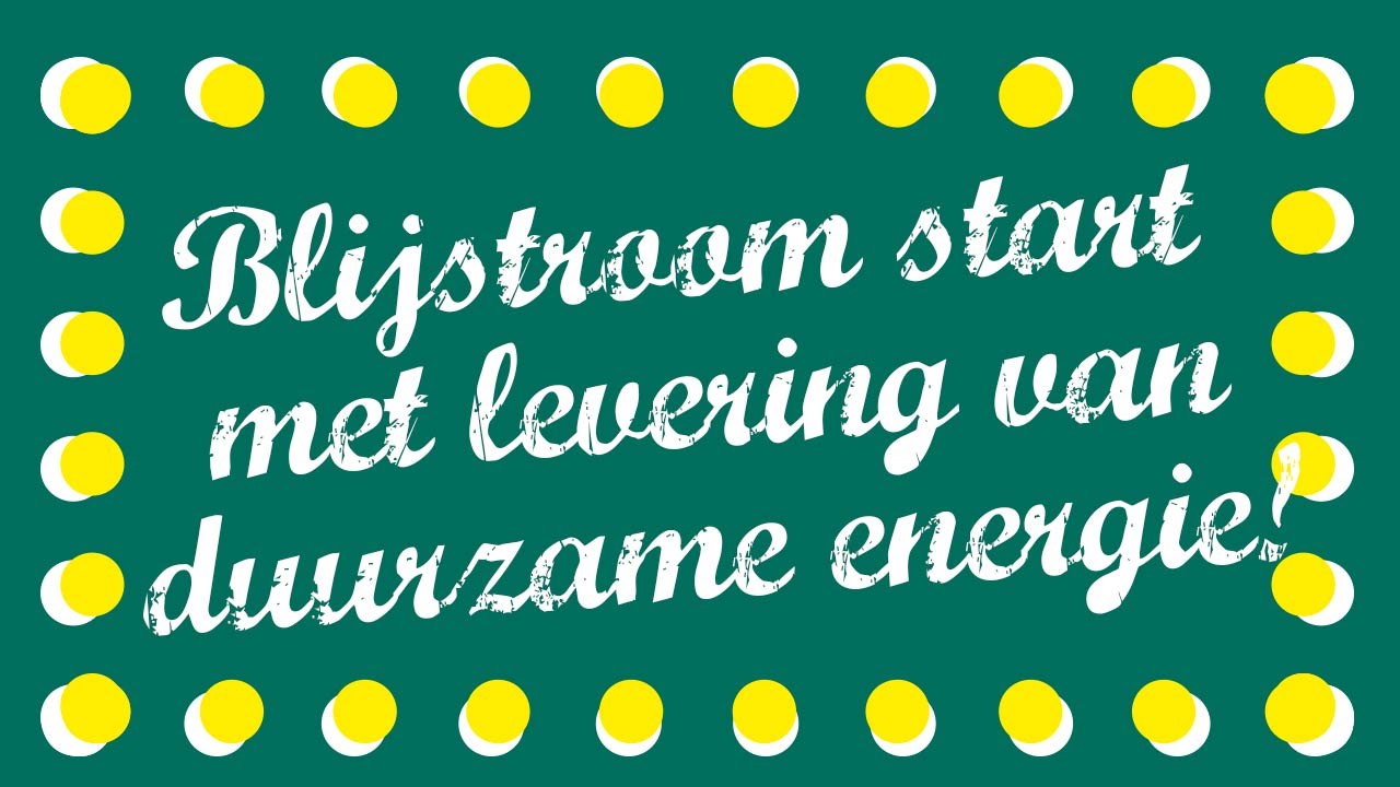 Blijstroom