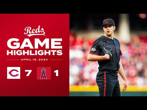 Angels vs. Reds Game Highlights (4/19/24) | MLB Highlights