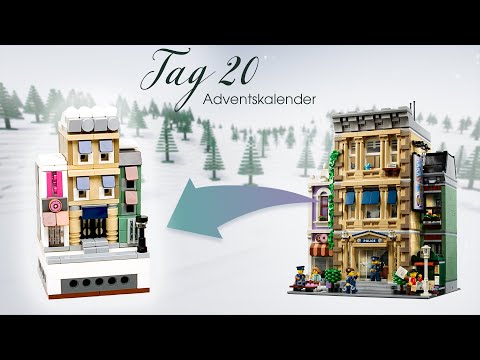 Adventskalender Tag 20 – eine Ministadt entsteht – die modulare Polizeistation in mini