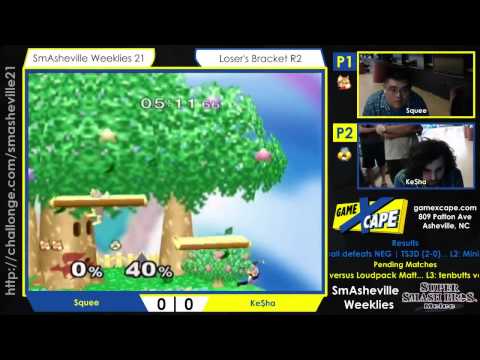 SW21 Losers' R2 - Squee (Fox) vs Ke$ha (Sheik/Falco)