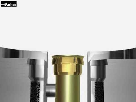 Parker - Parflange für O-Lok Montagemaschine