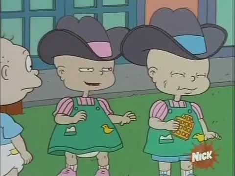 Rugrats - Phil & Lil Fight Over A Waffle